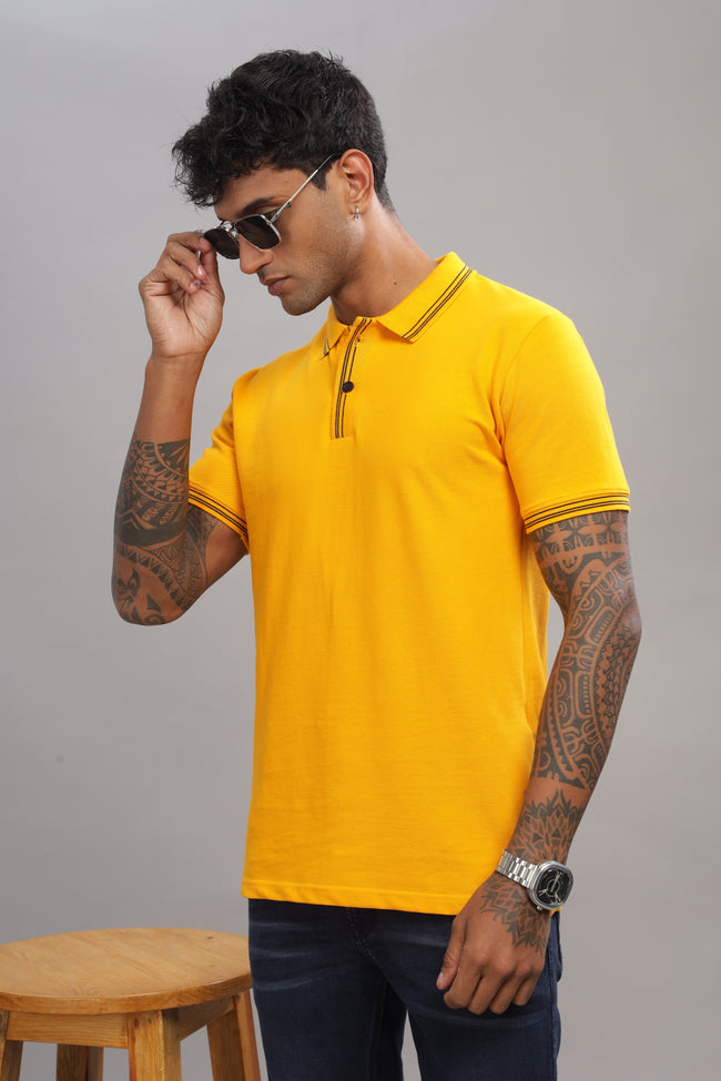 Men Camboge Regular Fit Polo T-Shirt