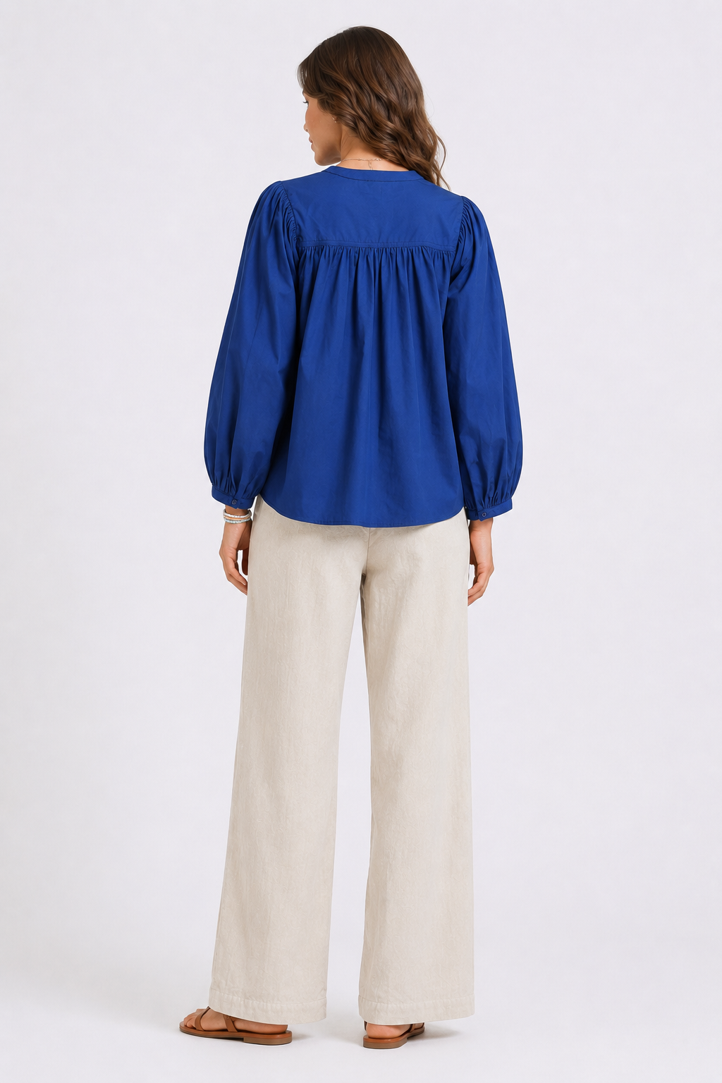 Women Fluid Silhouette Textured Shirt