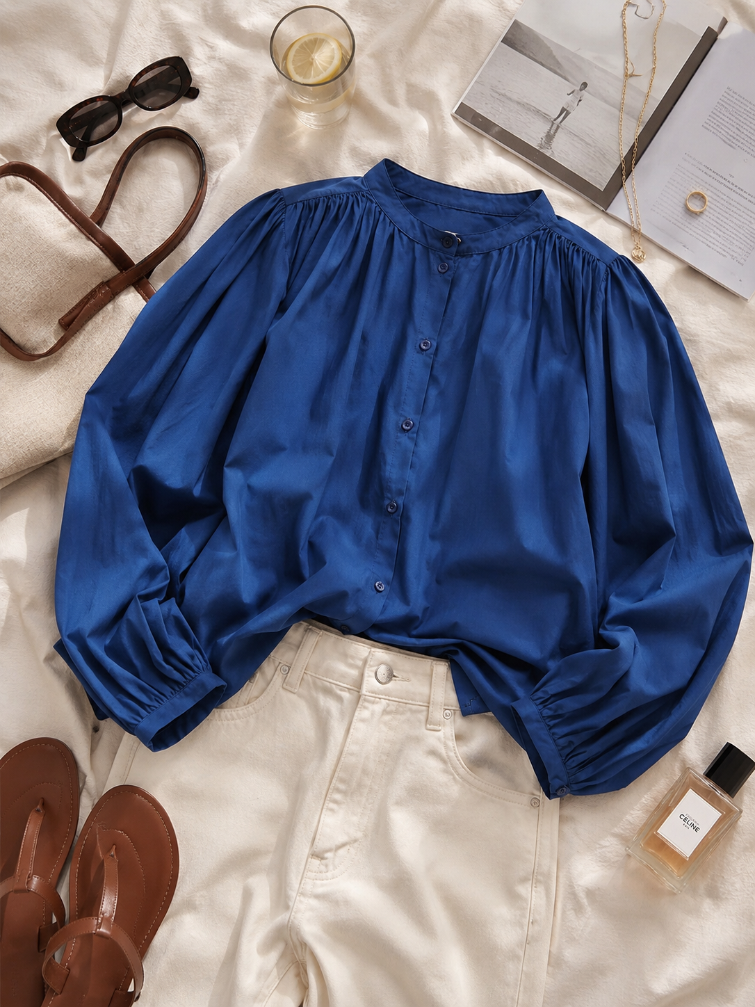 Women Fluid Silhouette Textured Shirt