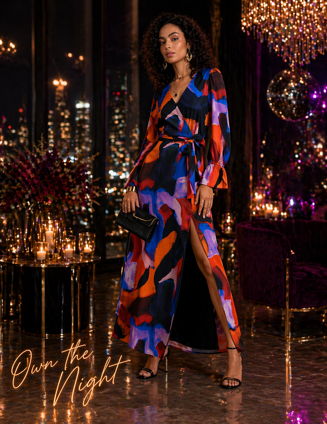 Women Multi Color Maxi Dress