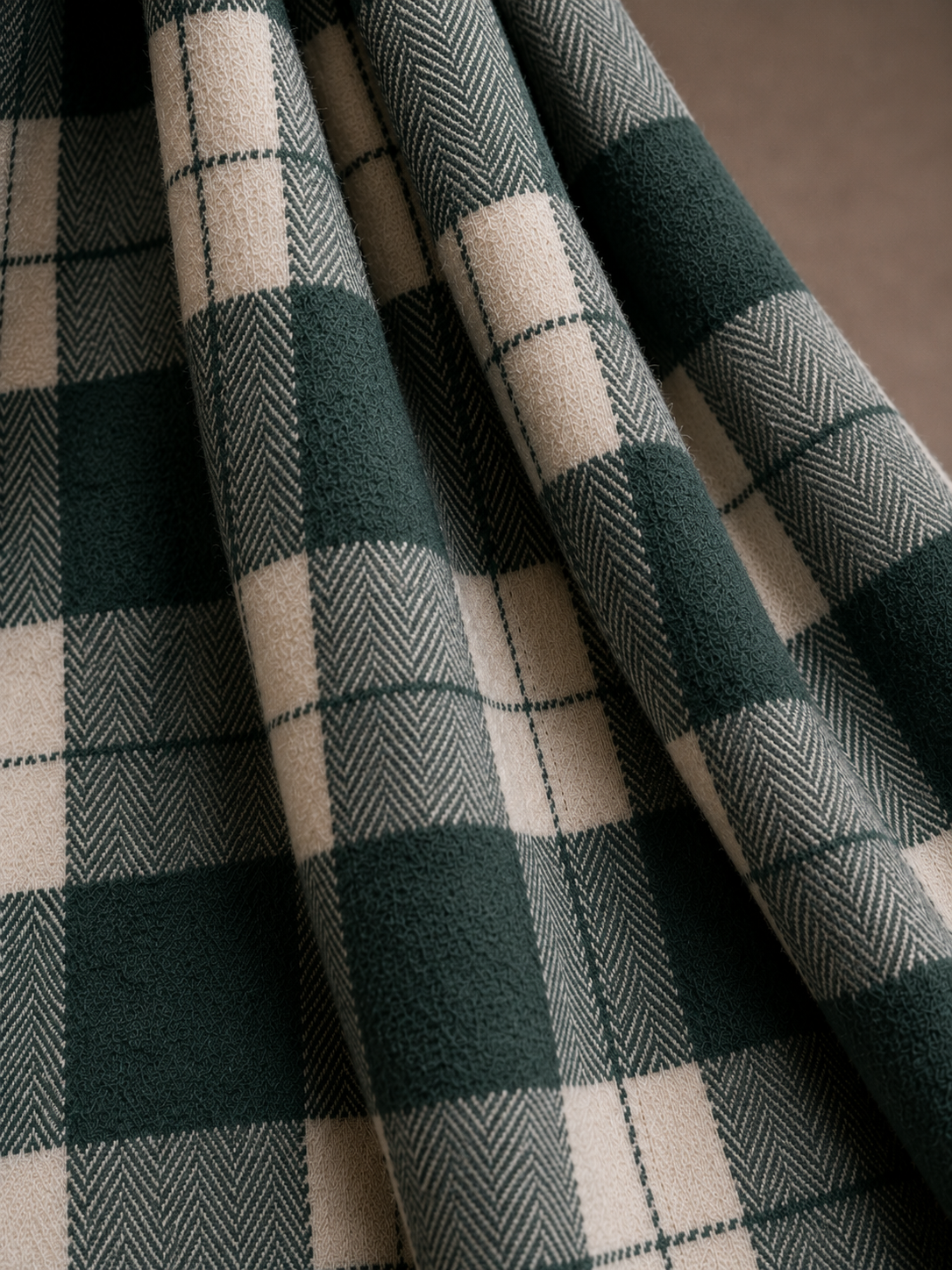Men Green Urban Check Shirt
