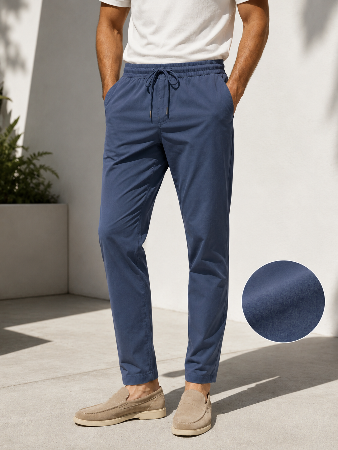 Men Grey Essential Comfort Pants