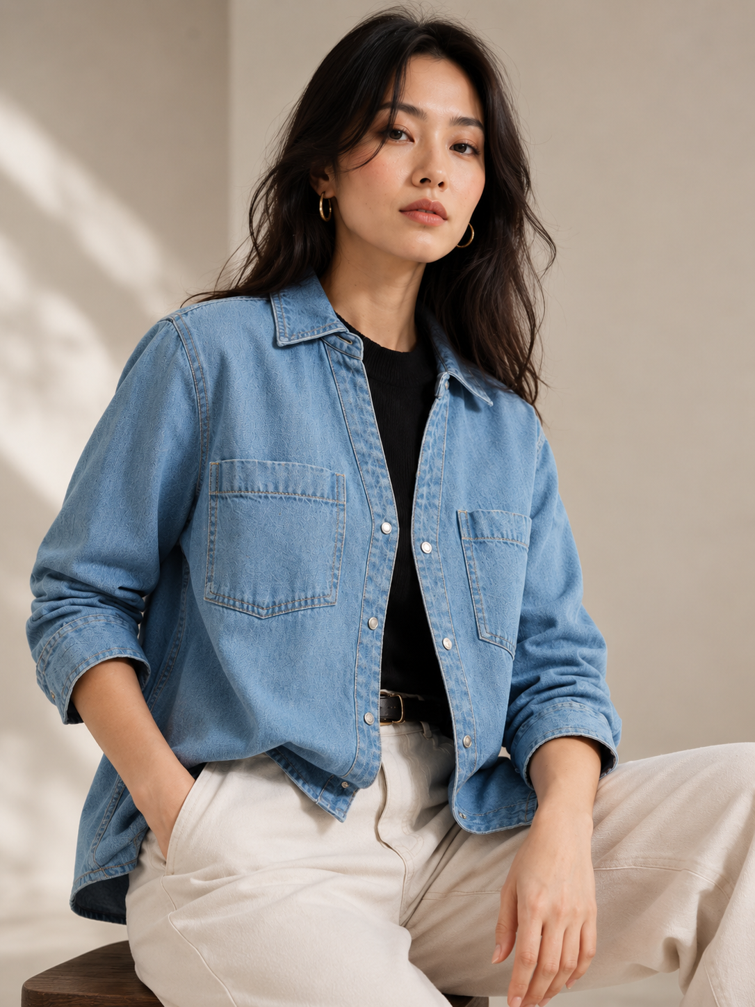 Women Oversized Denim Jacket