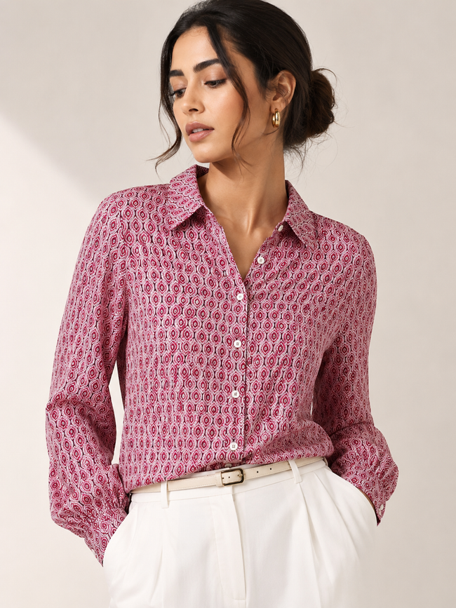 Women Printed Regular Fit Shirt