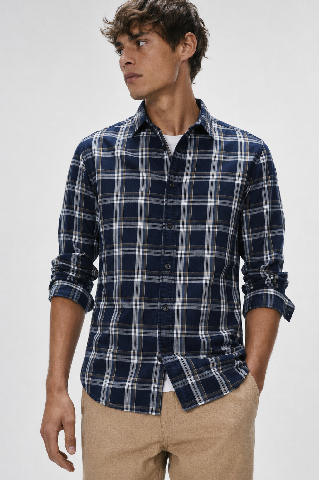 Men Albany Check Shirt