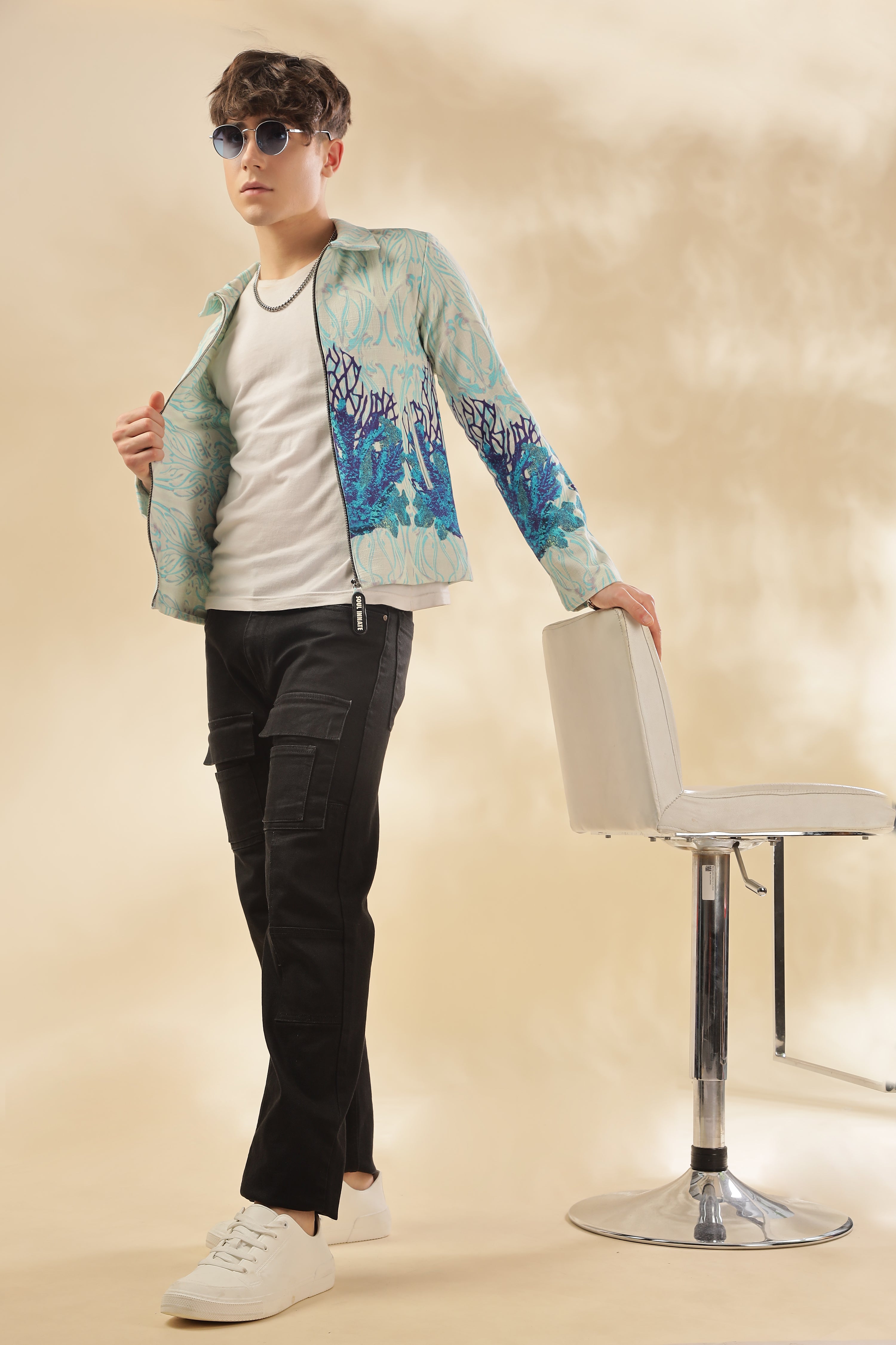 Men 100% Hemp Pearl Garden Jacket