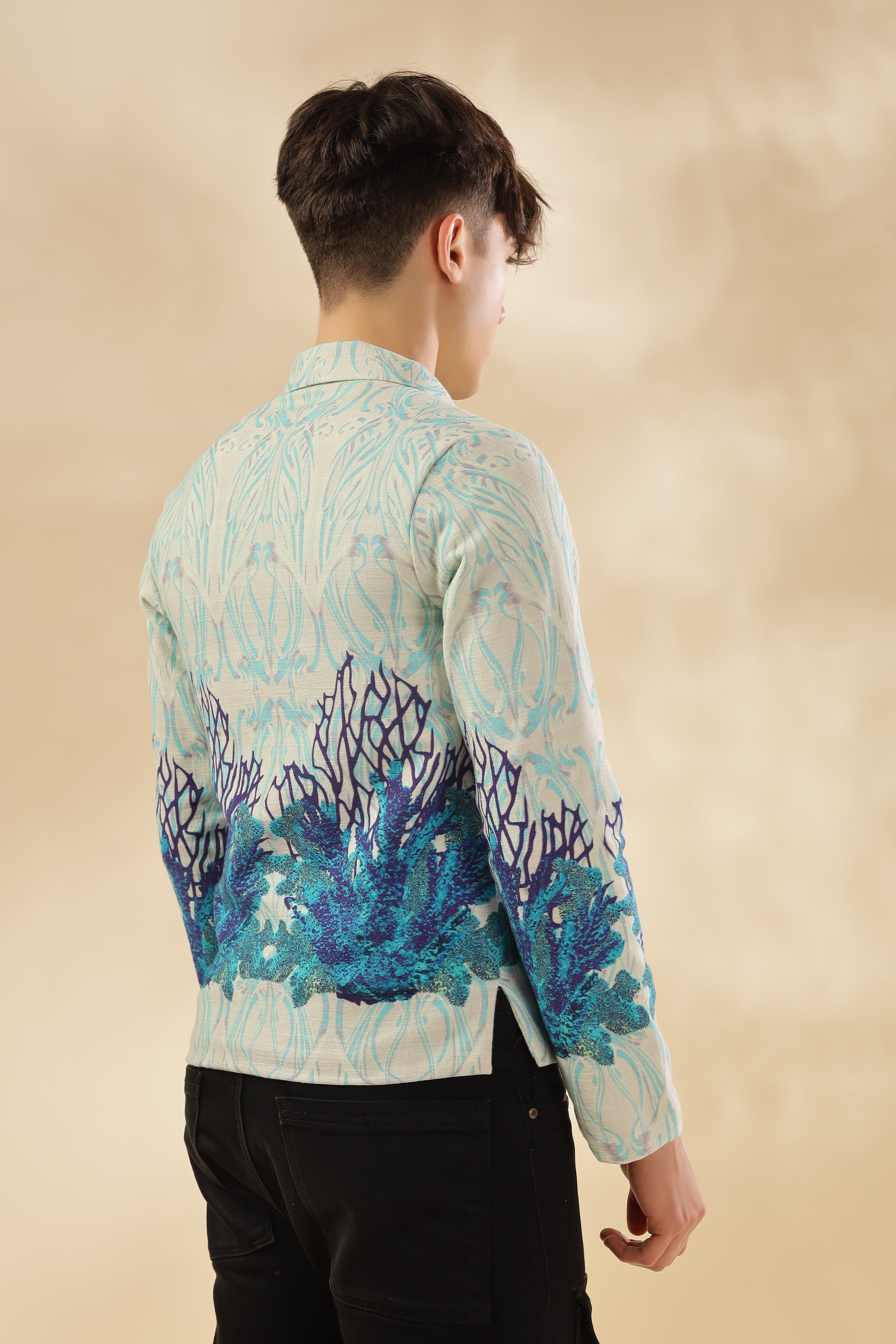 Men 100% Hemp Pearl Garden Jacket