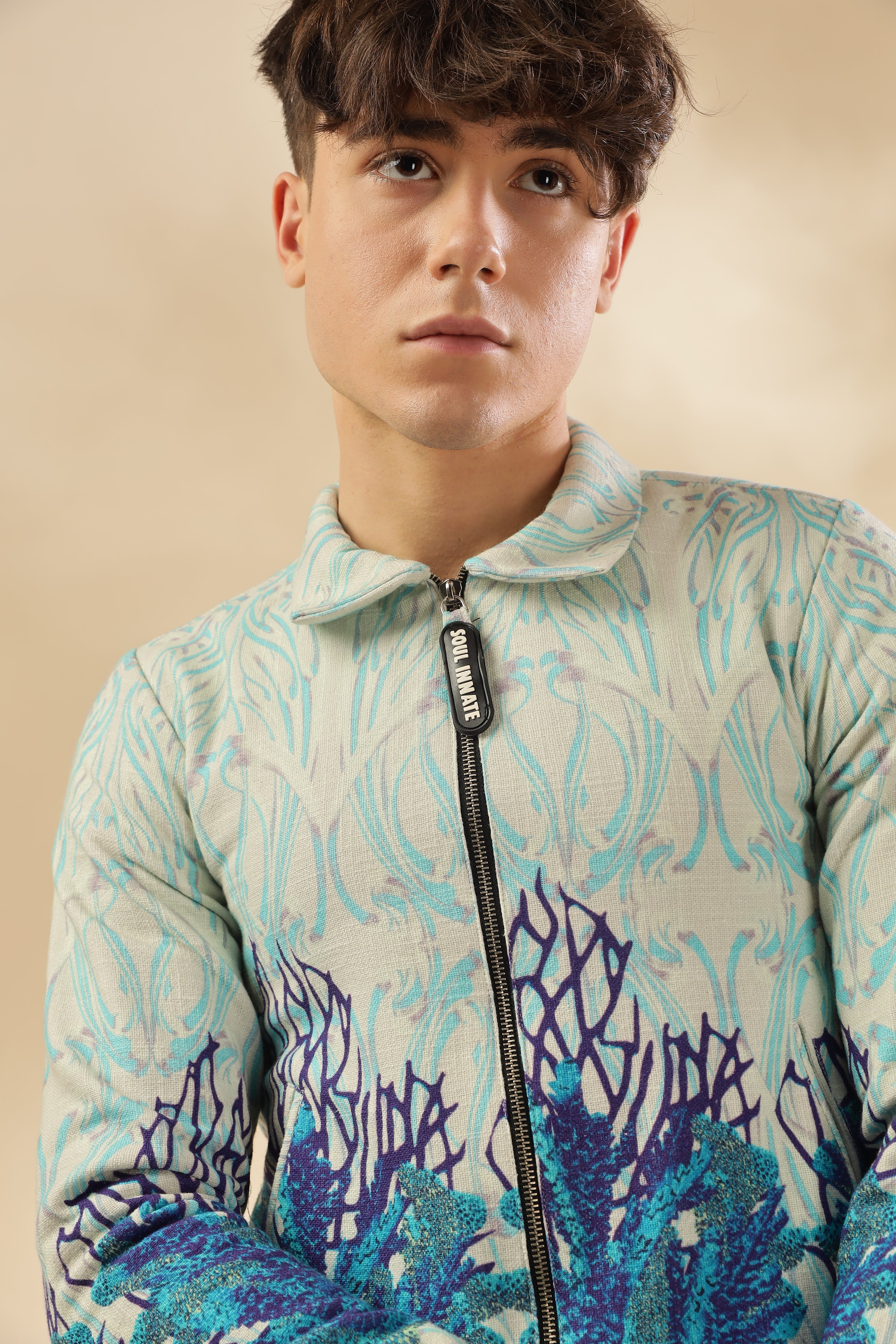 Men 100% Hemp Pearl Garden Jacket