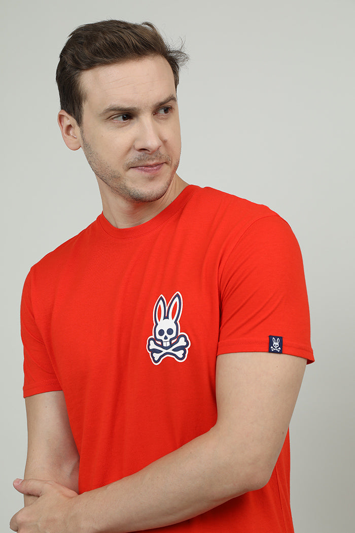 Red Regular Fit Round Neck T shirt