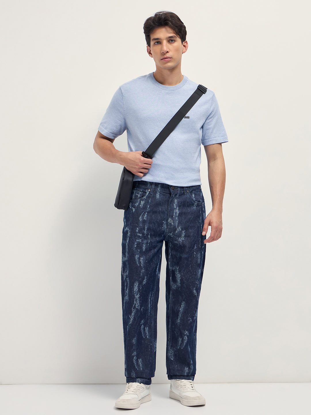 Men Blue Straight Fit Jeans