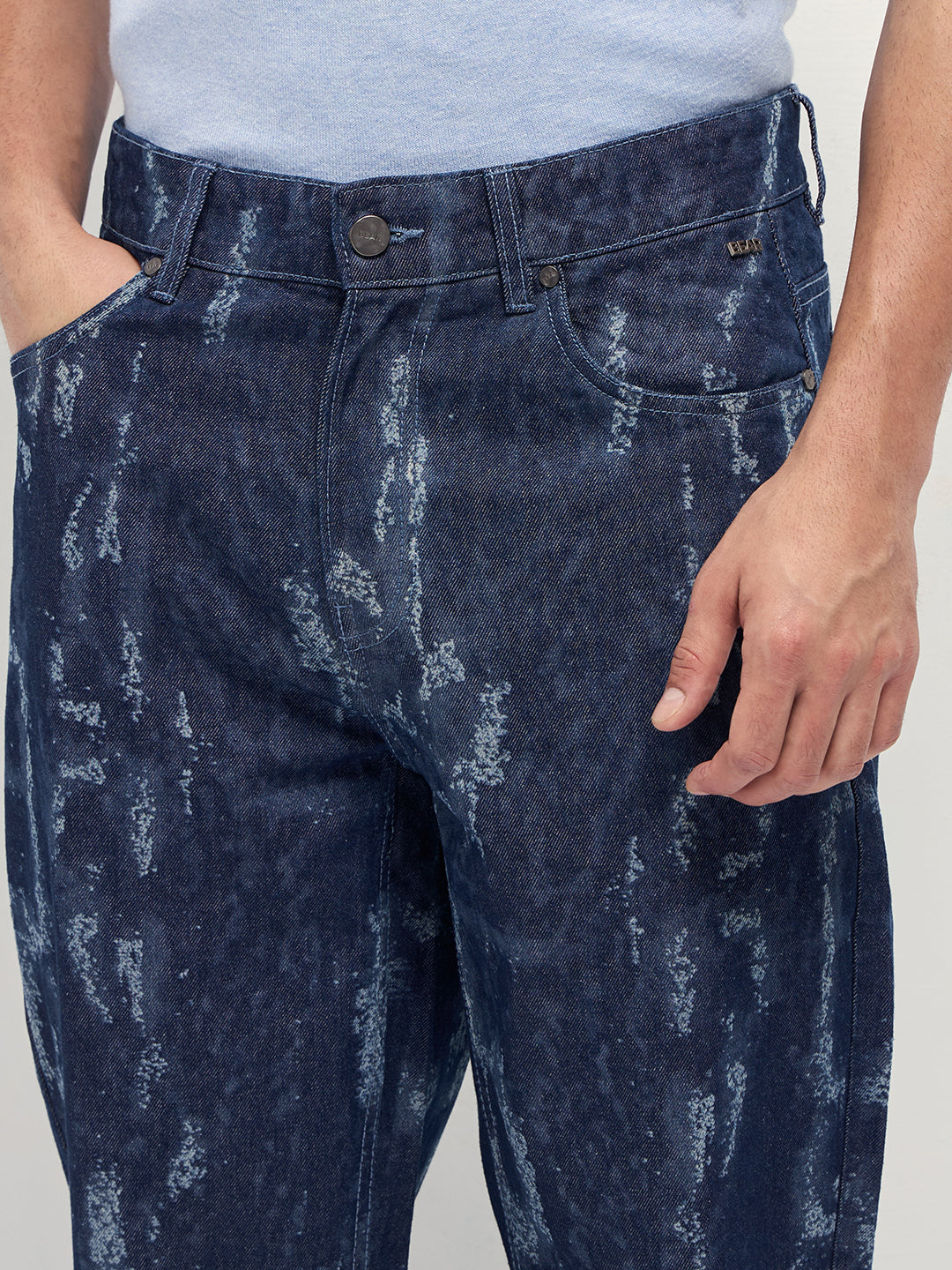 Men Blue Straight Fit Jeans