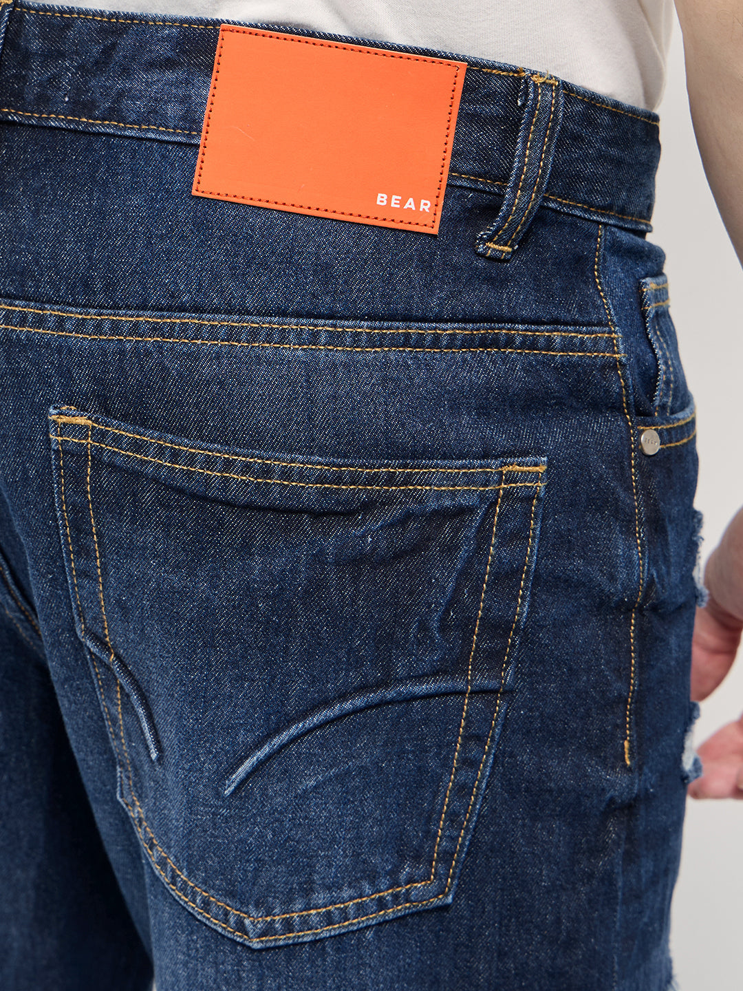 Men Blue Light Fade Jeans