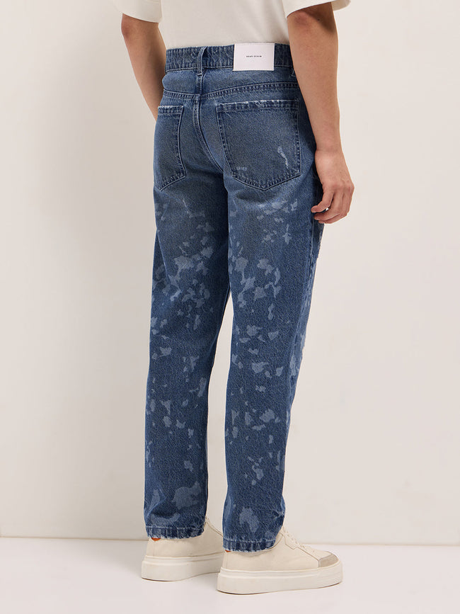 Men Blue Straight Fit Jeans