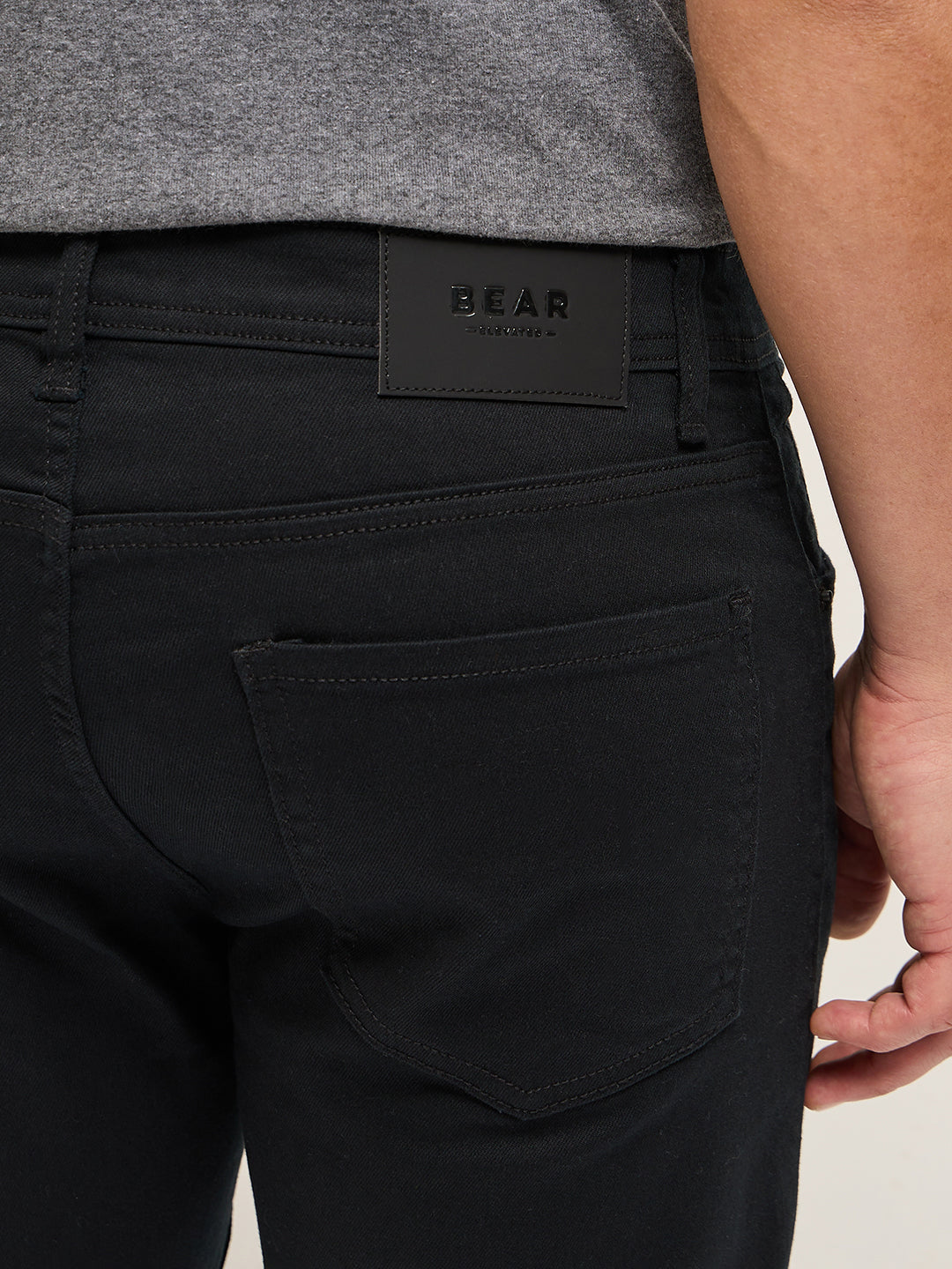 Men Black Mid-Rise Slim Fit Jeans