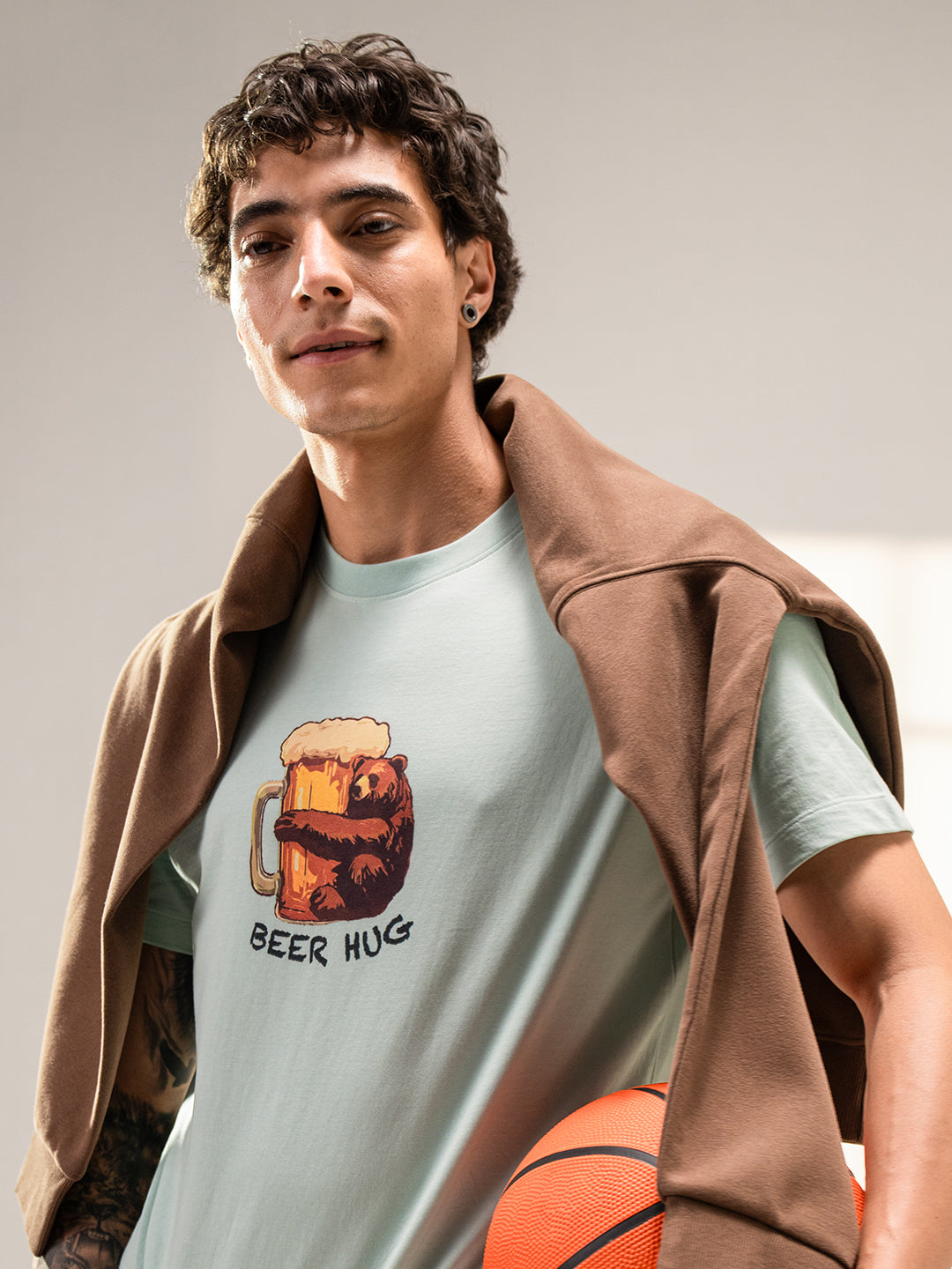 Men Cotton Graphic Printed Tshirt