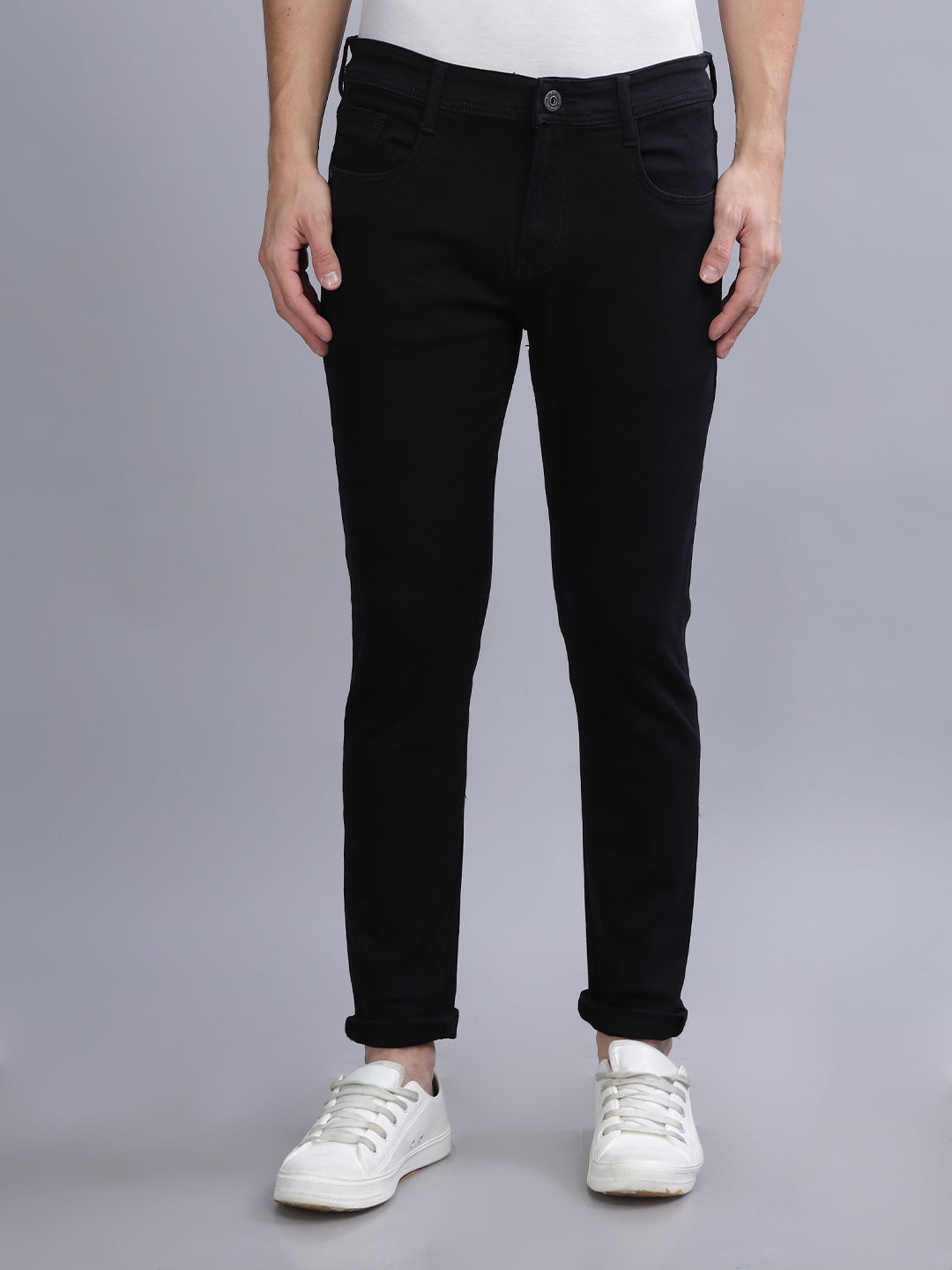 Men Black Slim Fit Jeans