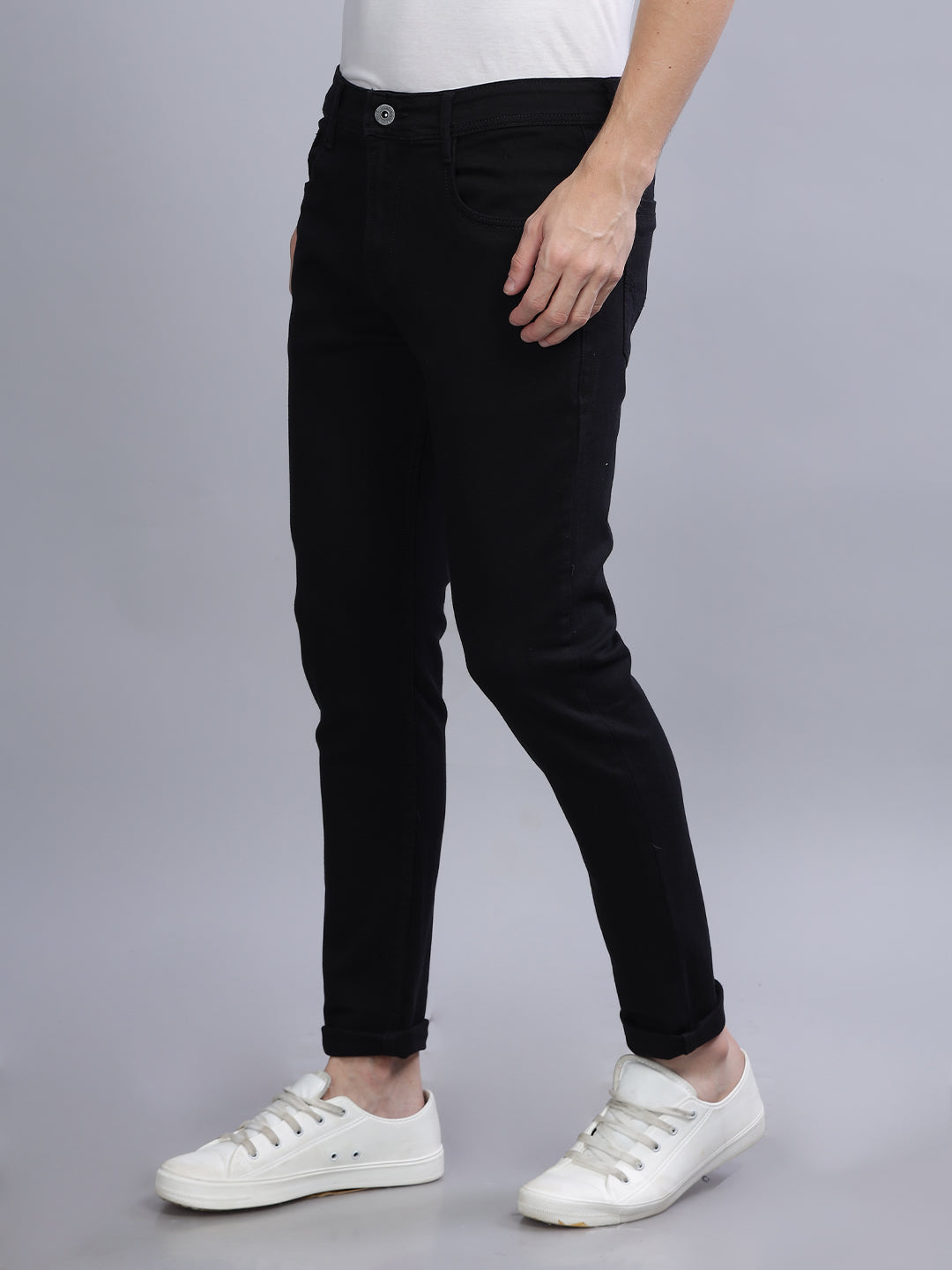 Men Black Slim Fit Jeans