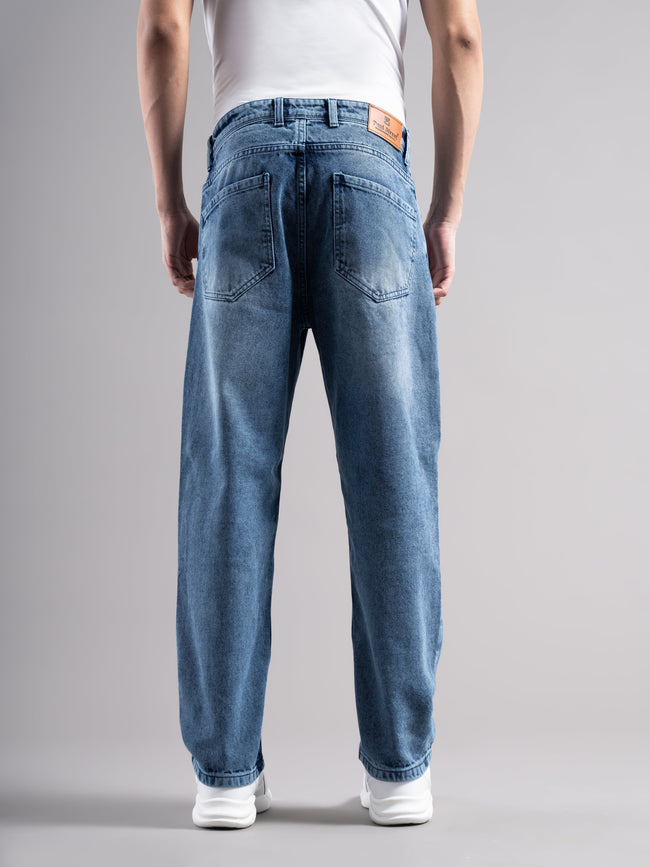 Men Brukk Light Baggy Jeans