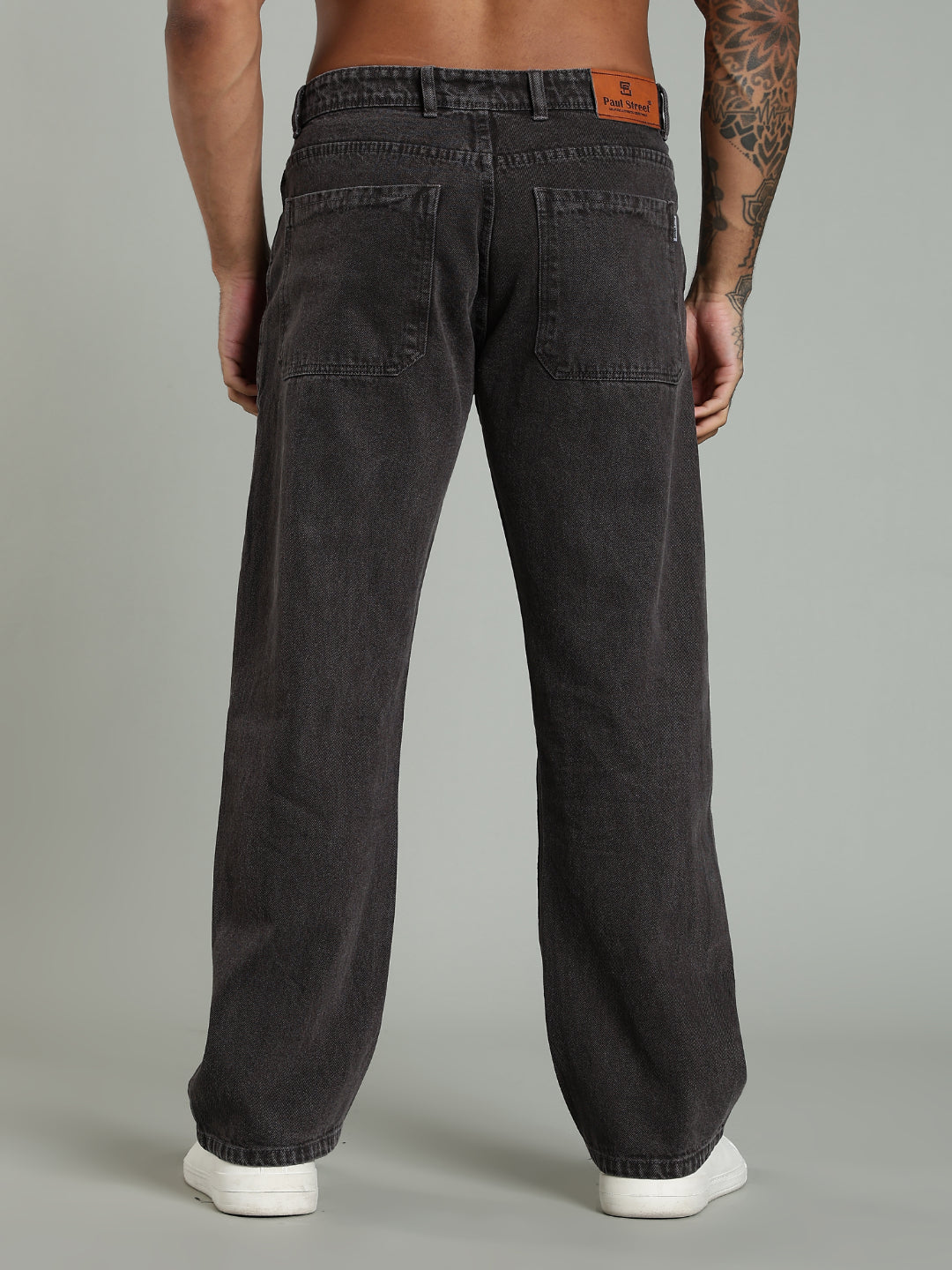 Men Forge Brown Relaxed Fit Jeans