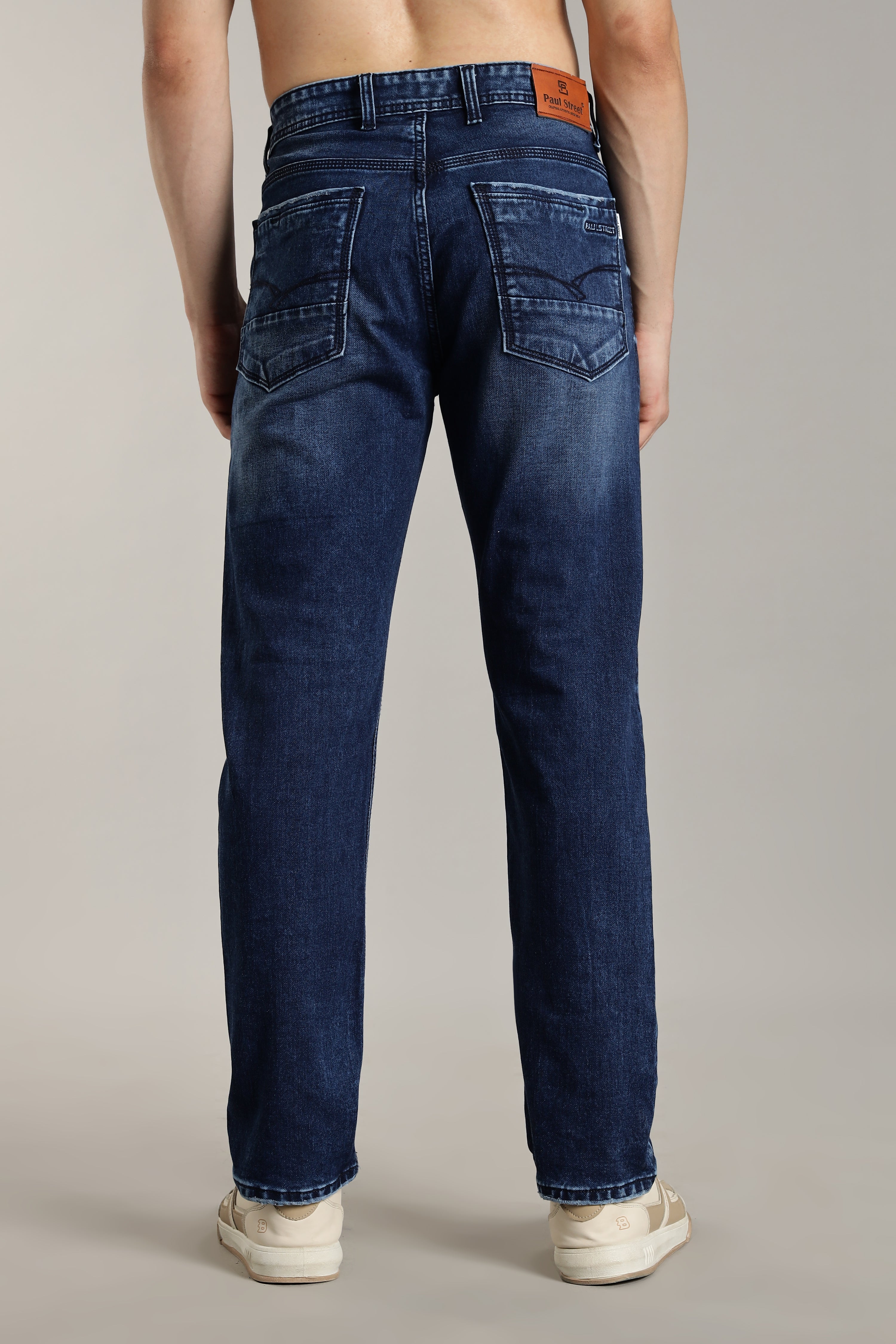 Men Dusty Blue Flint Jeans
