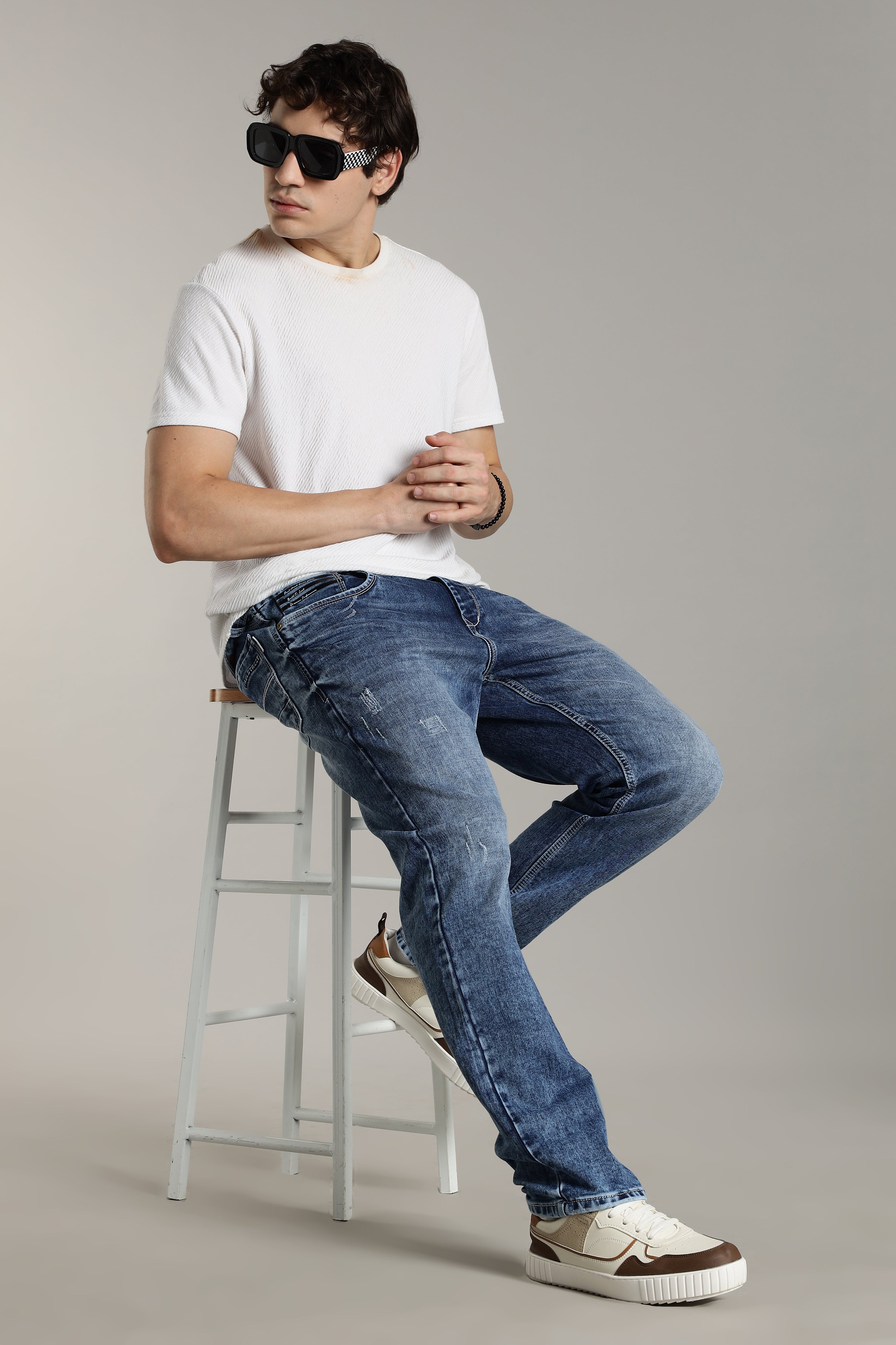 Men Sky Blue Flint Jeans