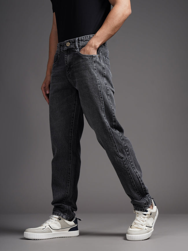 Men Trace Grey Relax Tapered Jeans