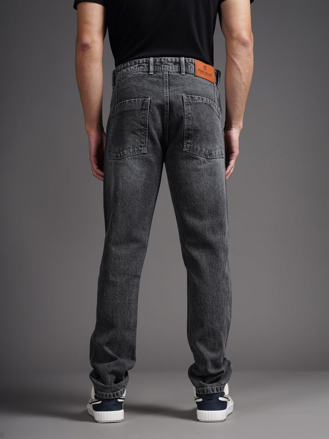 Men Trace Grey Relax Tapered Jeans