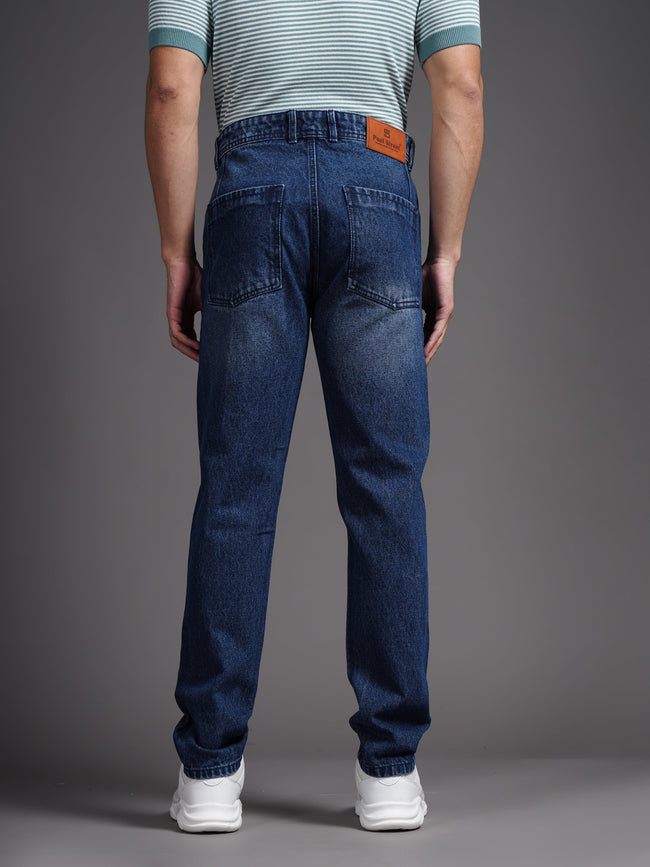 Men Axis Indigo Relax Tapered Jeans