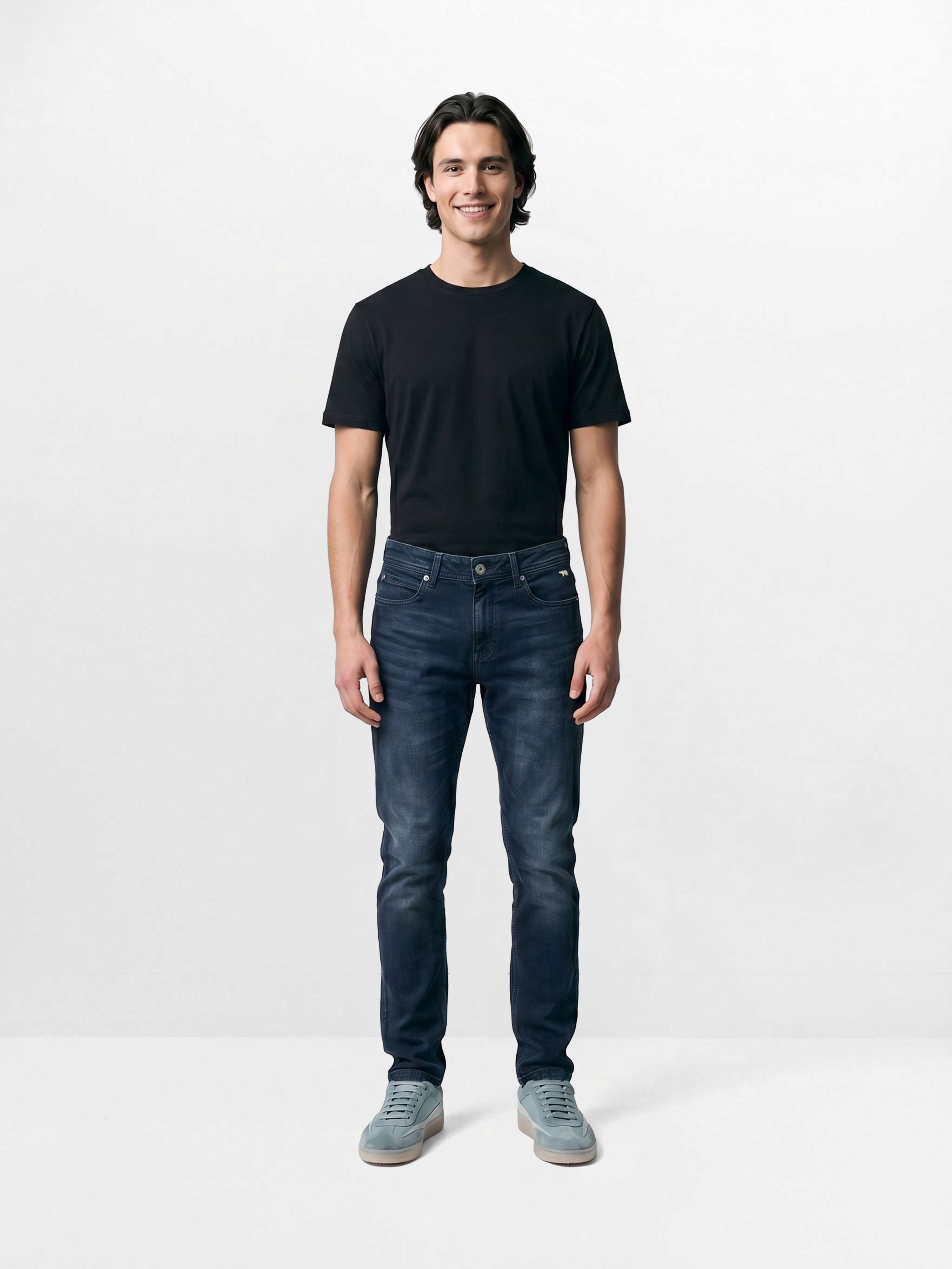 Men Blue Solid Stretchable Jeans
