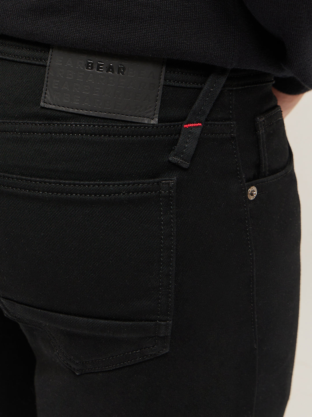 Men Black Mid-Rise Skinny Fit Jeans