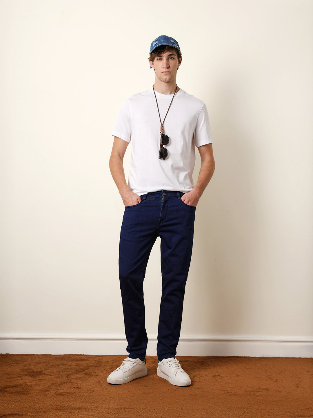 Men Cotton Solid Jean