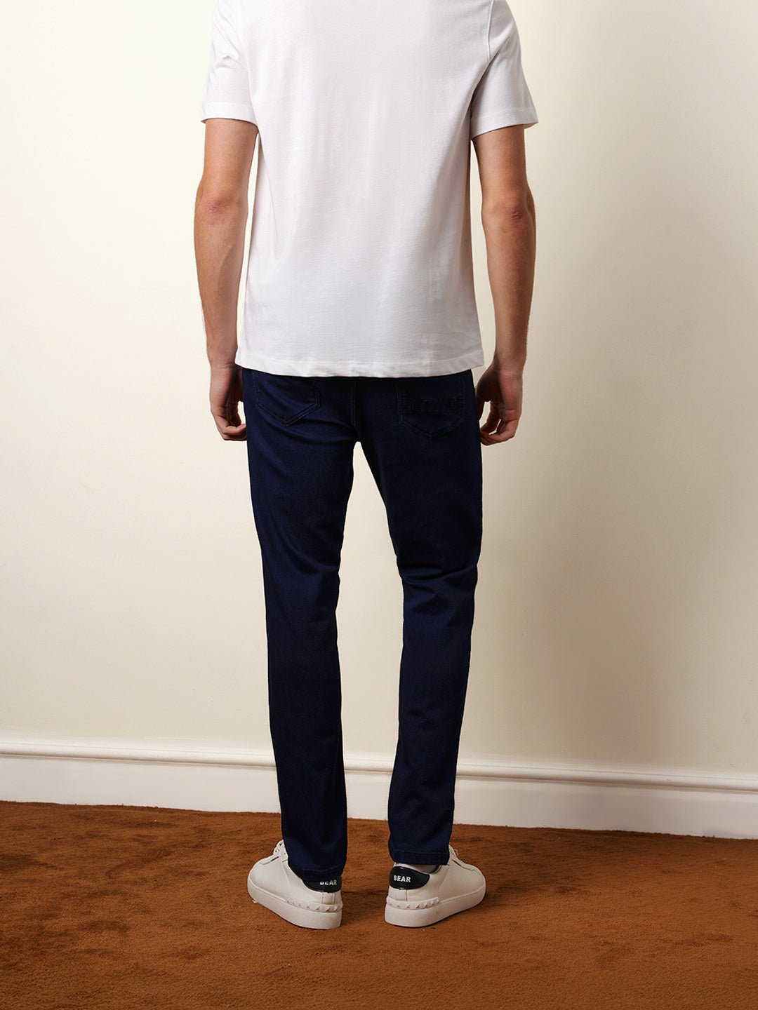 Men Cotton Solid Jean