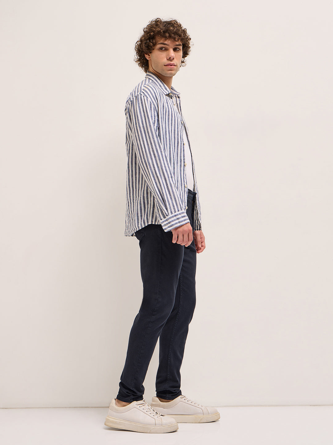 Men Stylish Dark Blue Jeans