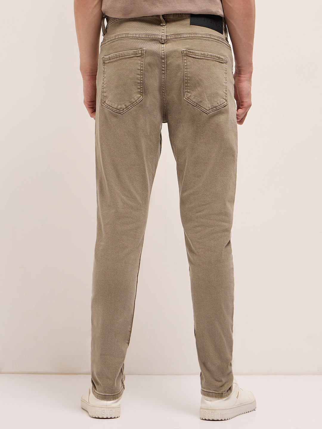 Men Stylish Khaki Jeans