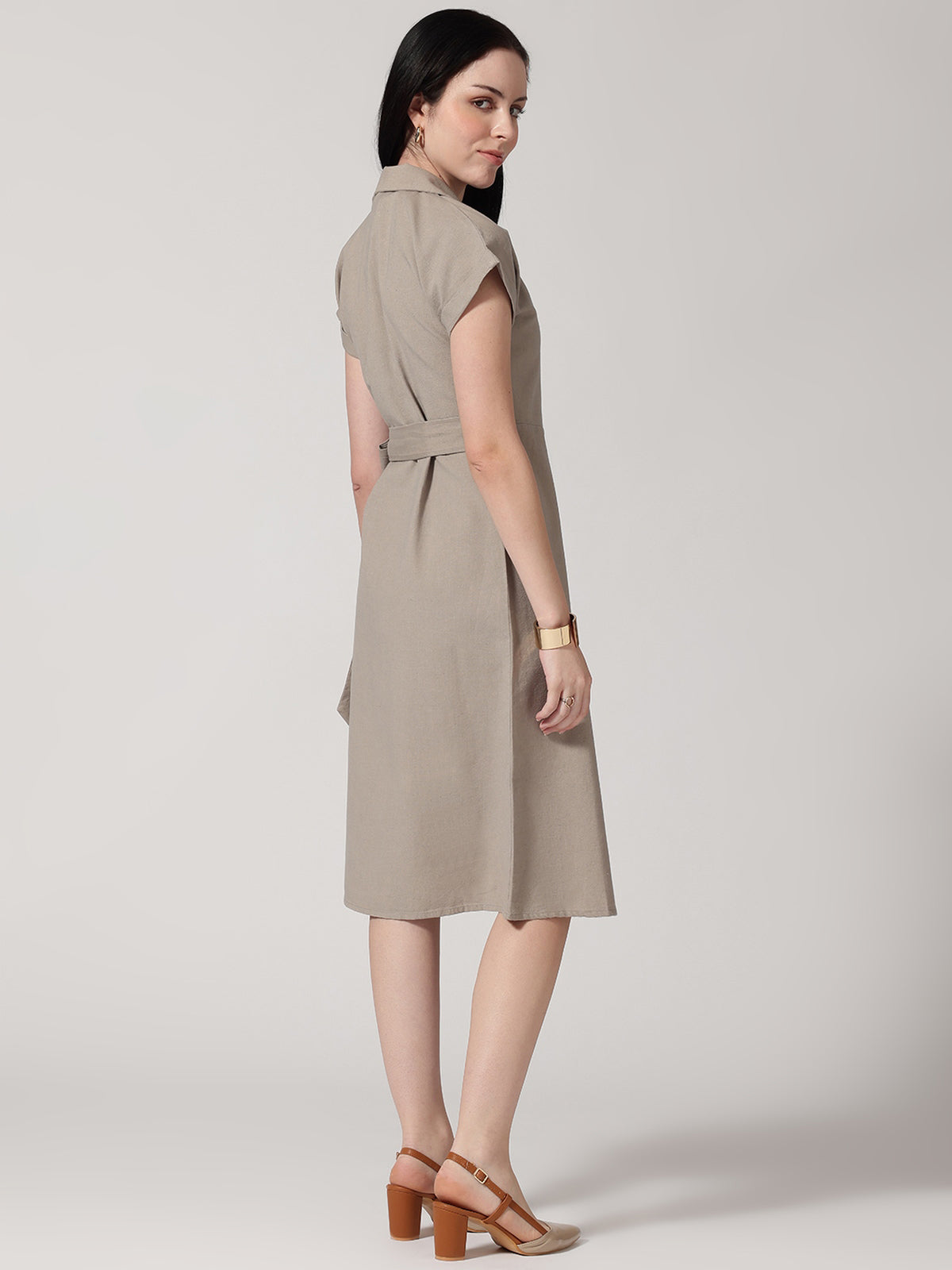 Women Formal Wrap Dress