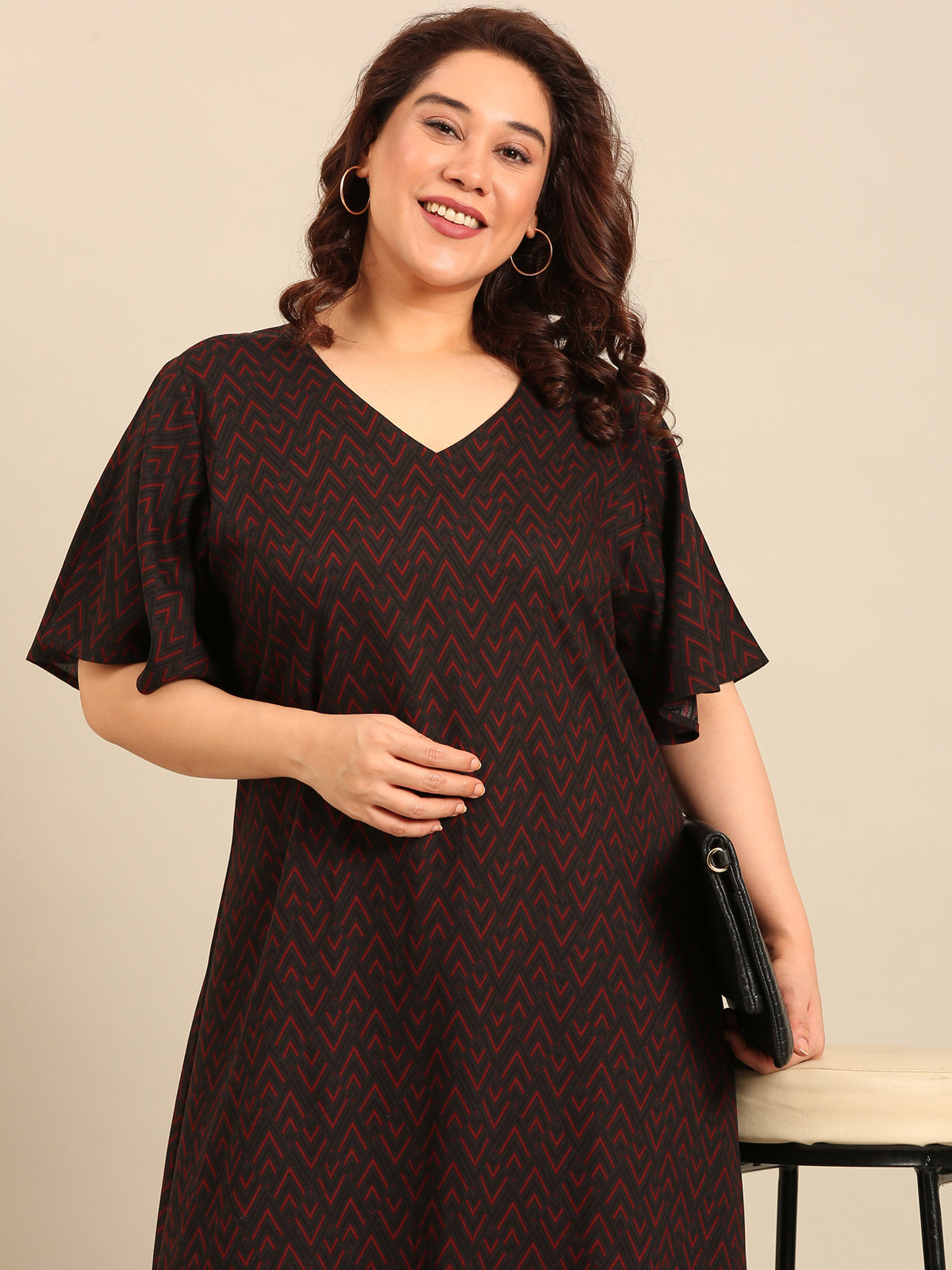 Women Printed A-Line Dress