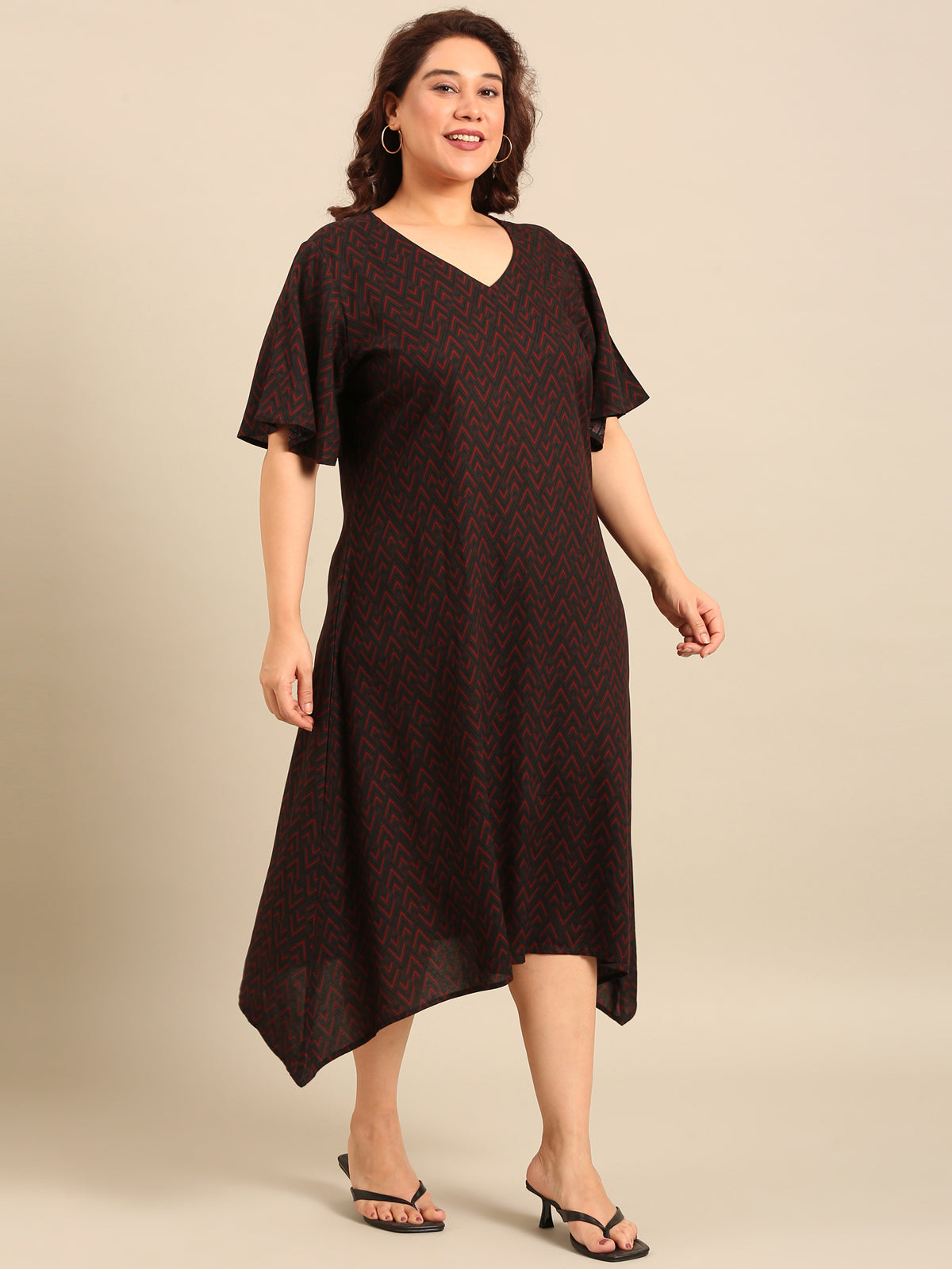 Women Printed A-Line Dress