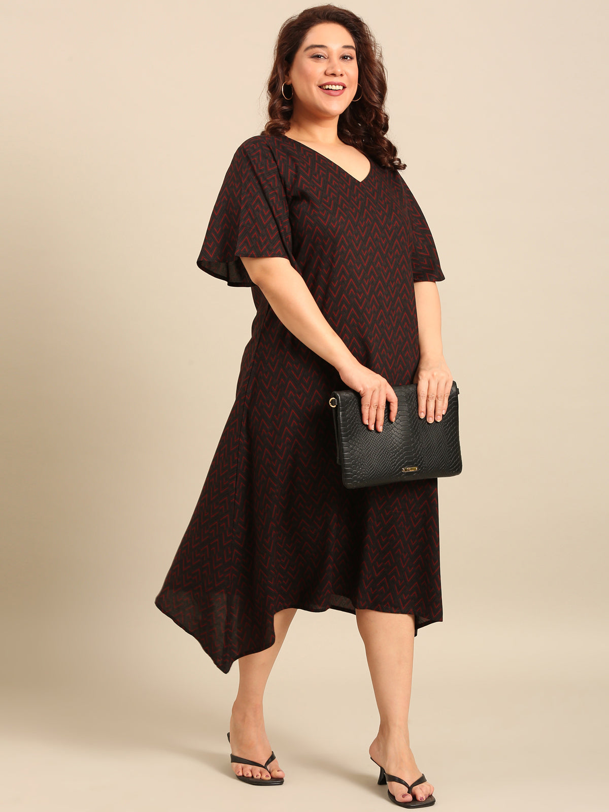 Women Printed A-Line Dress