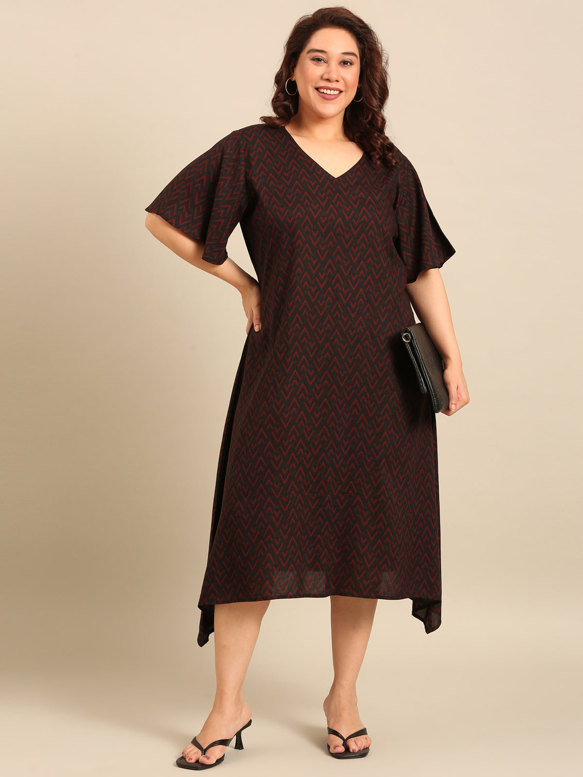 Women Printed A-Line Dress