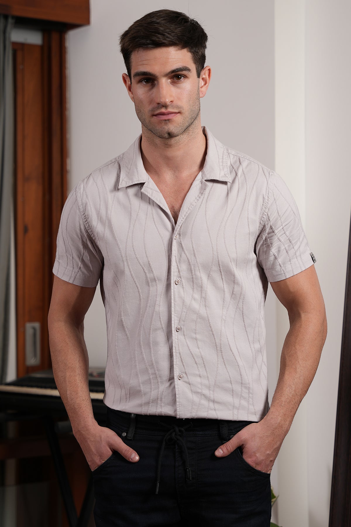 Men Embroidered Shirt