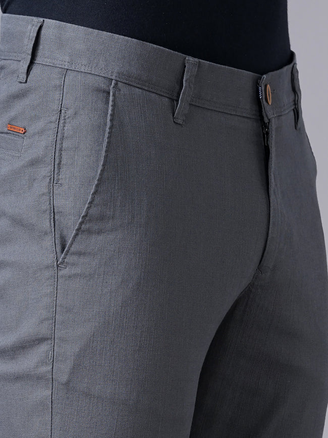 Men Grey Trousers