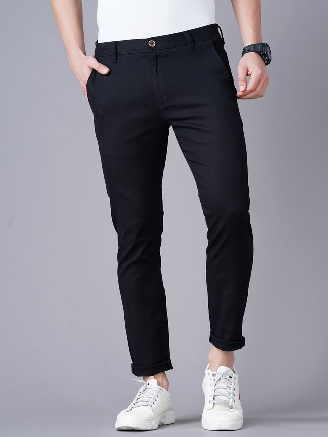Men Black Trousers