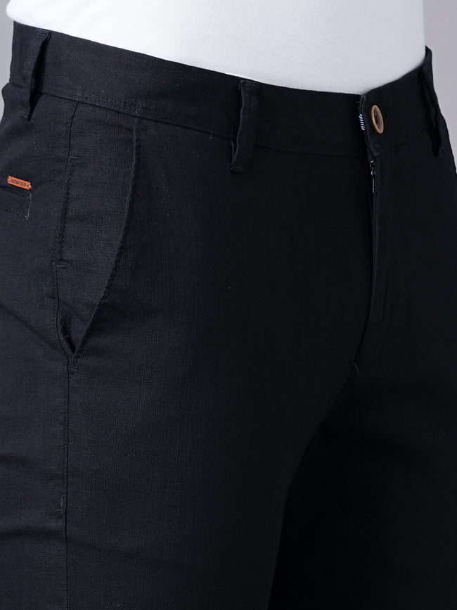 Men Black Trousers