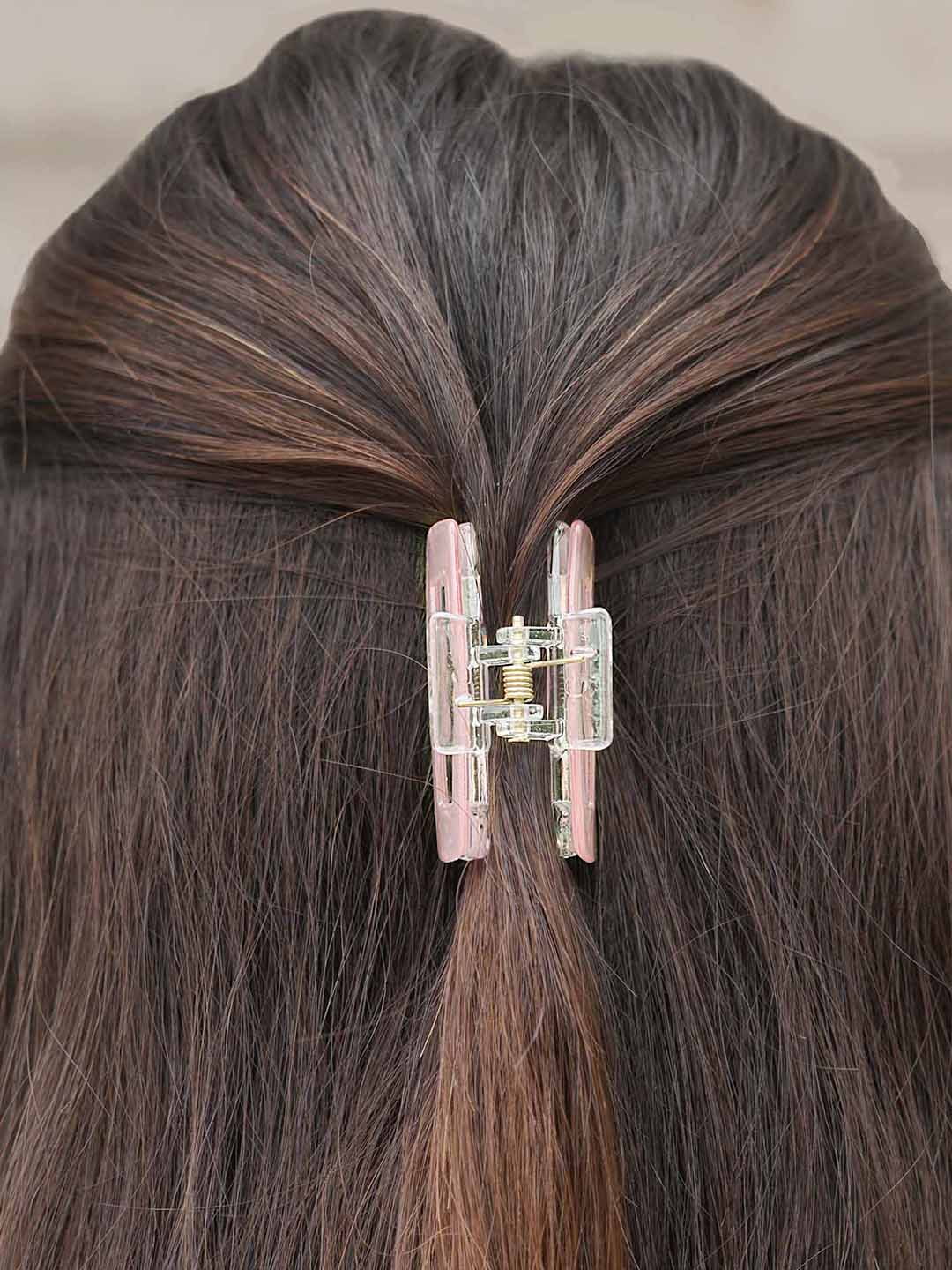 Women Multi Holographic Hair Claw Clips Set Of 3
