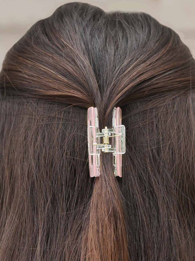 Women Multi Holographic Hair Claw Clips Set Of 3