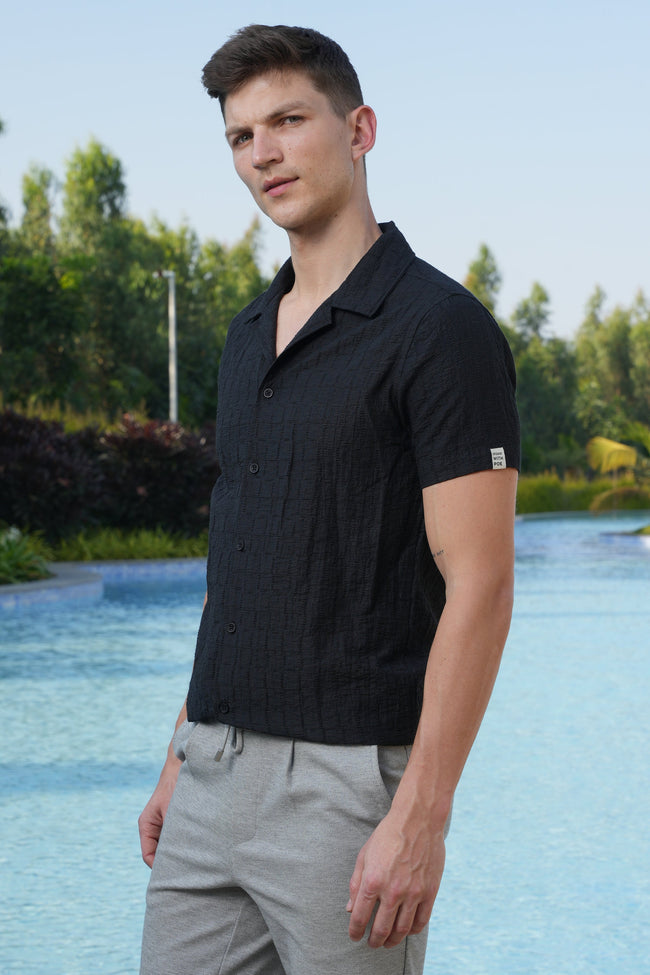 Men Crotchet Shirt