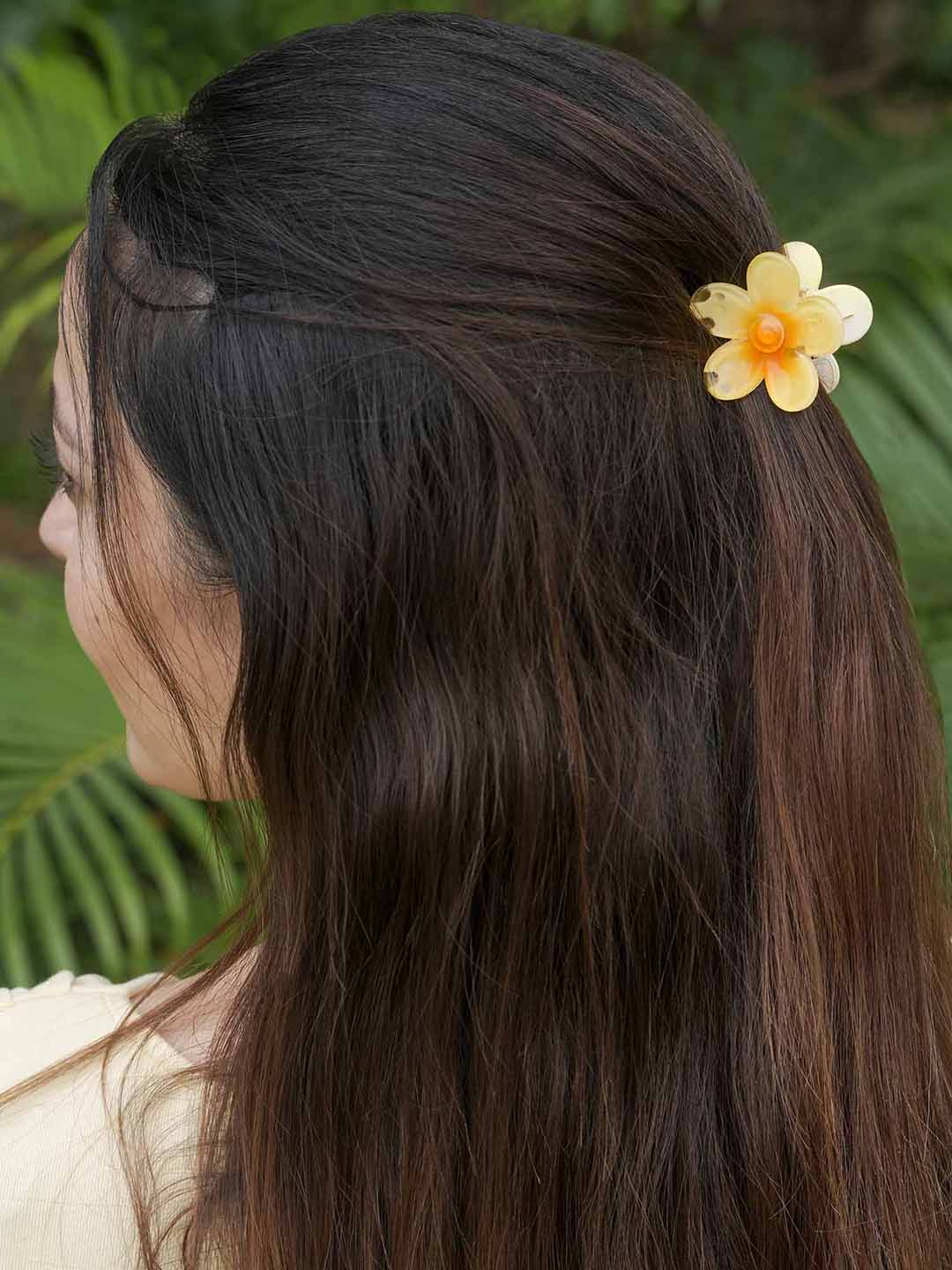 Gold Hair Claw Clips With Free Pouch Set Of 3