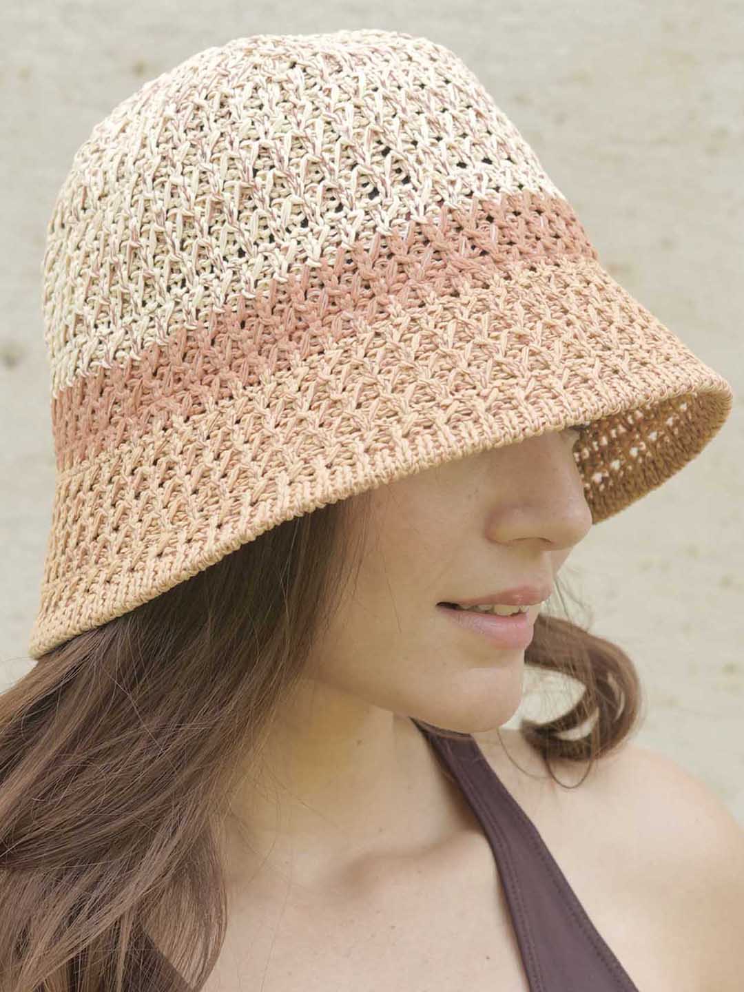 Multi Crochet Beach Bucket Hat