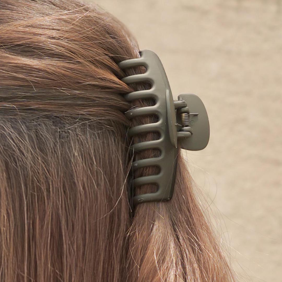 Multi Everyday Neutral Hair Claw Clips Set of 2