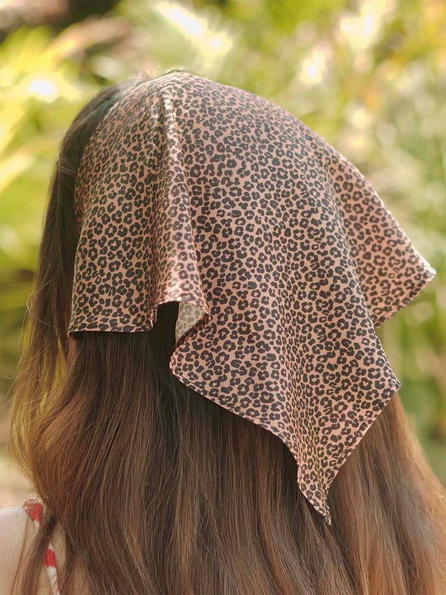 Brown Lea Noir Headscarf